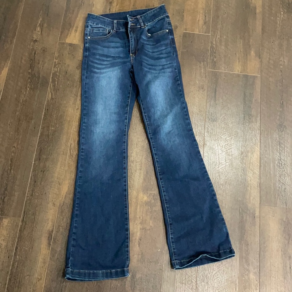 Grace and Lace Flare jeans. Size 8. Dark wash.